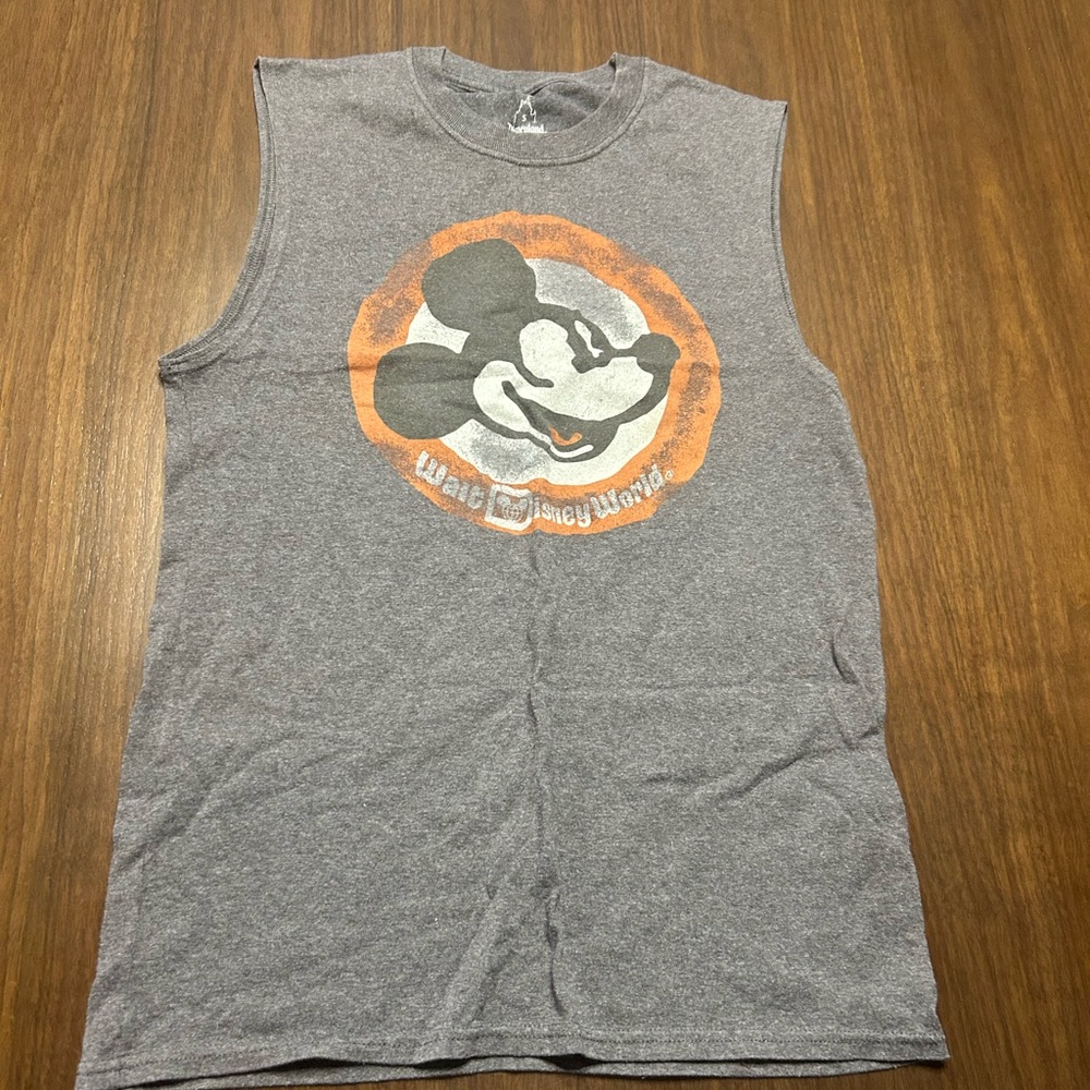 Disney Gray Sleeveless Top